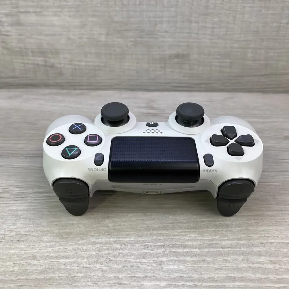 Sony Dualshock 4 CUH-ZCT1E White Handheld Wireless Controller For PlayStation 4